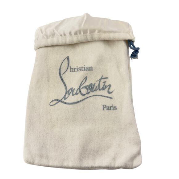Christian Louboutin Paris Drawstring Lined Dust Bag 13"x 8" Classic Collector - Picture 2 of 4